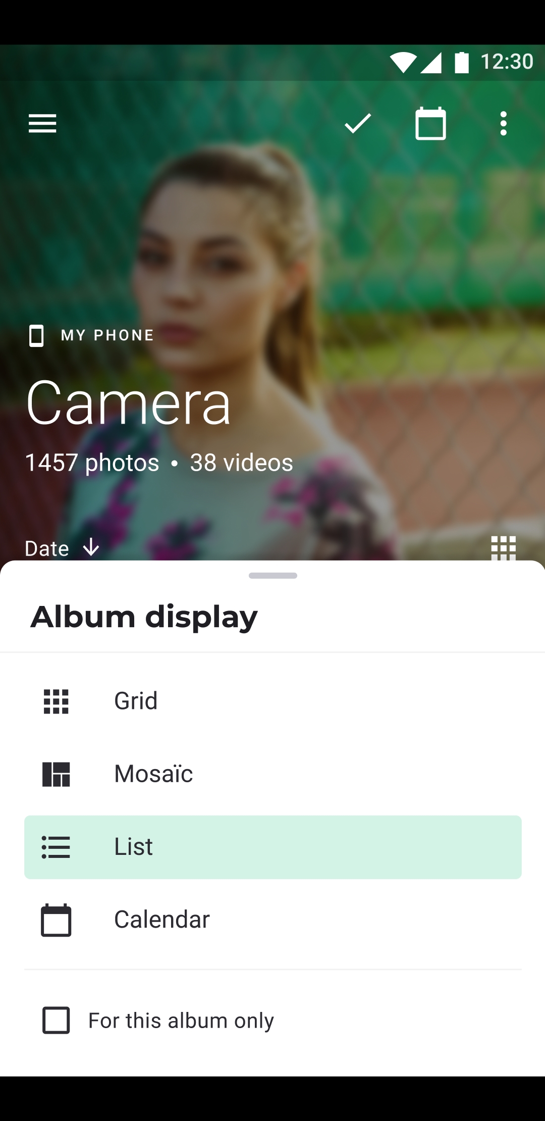 Album display